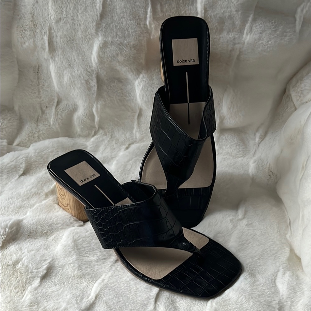 Dolce Vita Black Women's Sandals